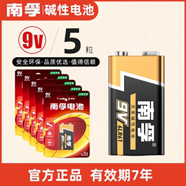 南孚碱性9v电池6f226lr61遥控器烟雾报警器万用表通用方块电池