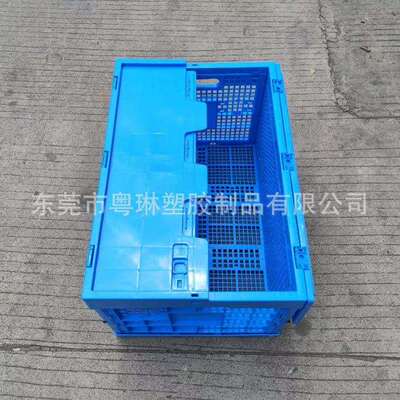 塑件配料折叠周转箱长方形胶框可筐折叠塑GGA胶物流零件盒收纳整