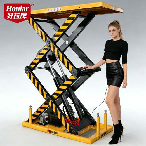 好拉1-10T固定式液压平台升降平台电动举升卸货升降机卸货台