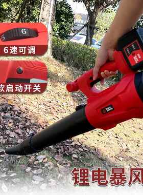 吹电大功率工业用锂雪鼓风机吹树叶YIR吹风机充电式车载机大棚除