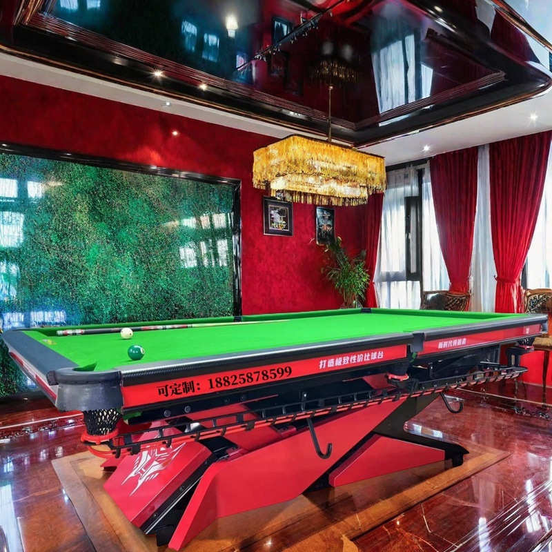 台球桌中八标准台台球厅钢库自动回球桌球台室内家用桌乒乓二合一