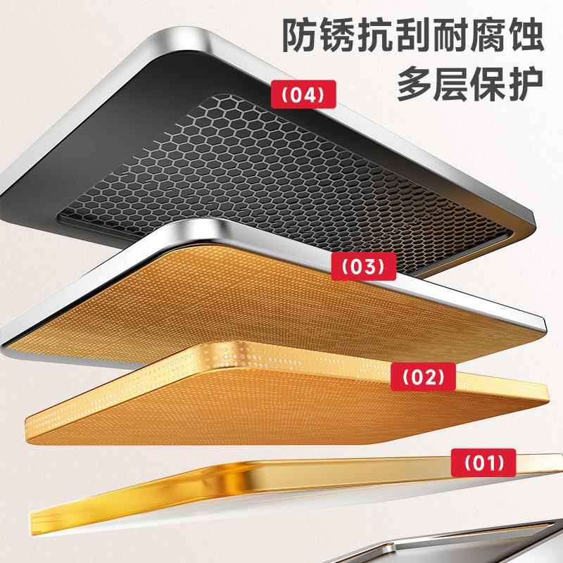 美厨语304不锈钢房碗碟职务架家用AHB物多功能厨面沥水架碗筷台收