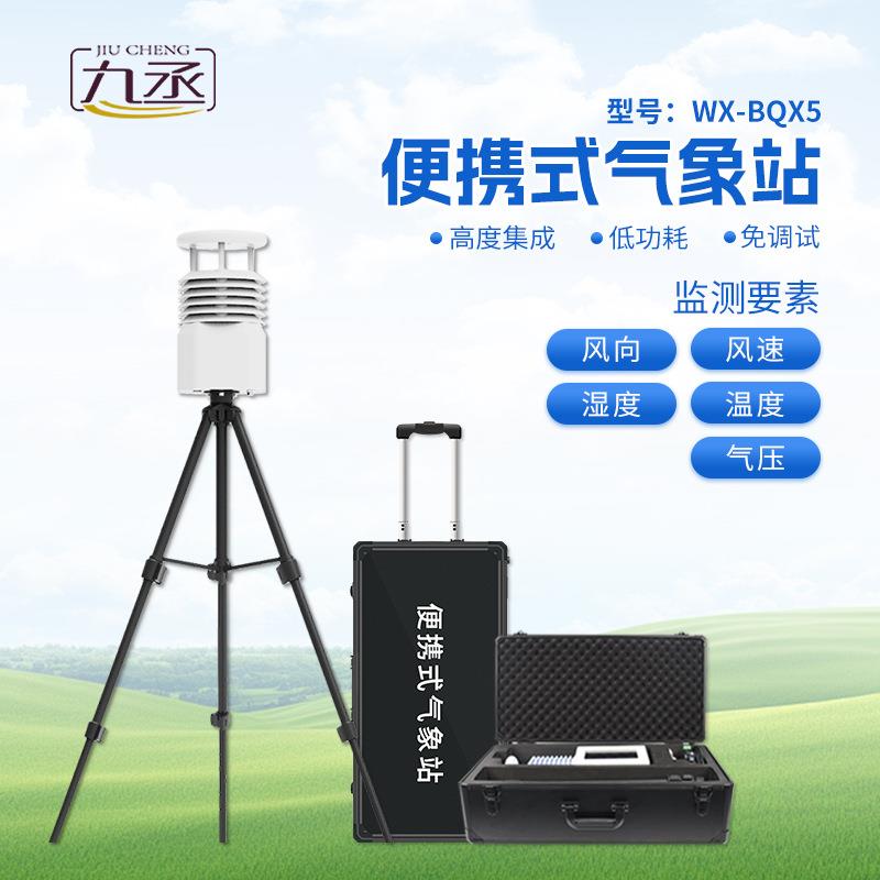 便携式气象仪微型检测站环境监测风速风向传感器自然灾害应急项目