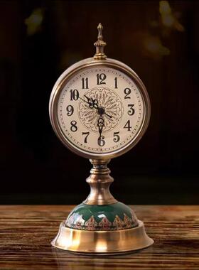 厂家直销欧厅式时钟复古客静音座美式钟创意气立钟时尚复大6801古