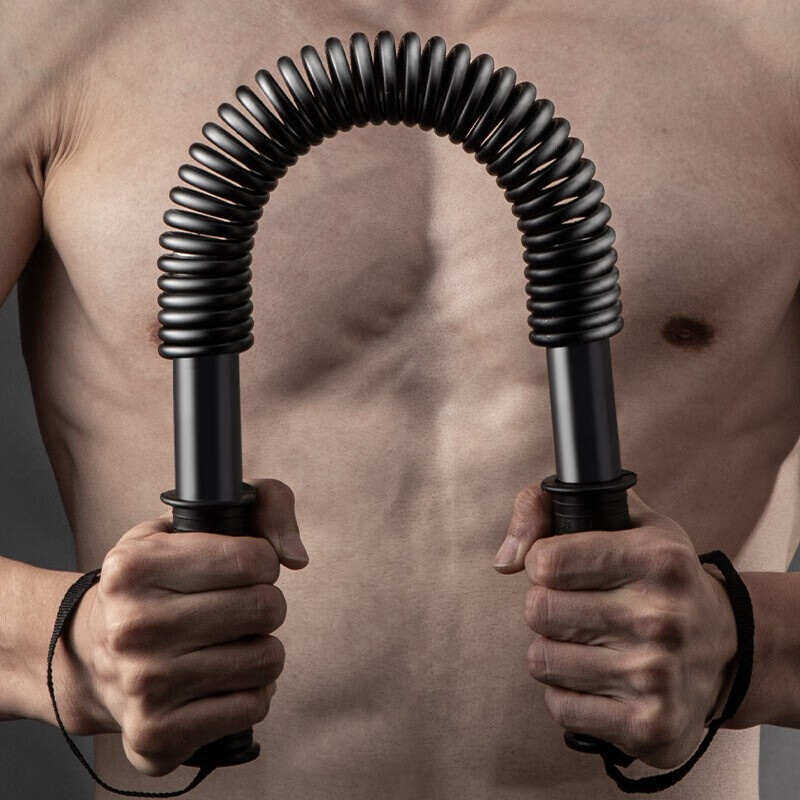 臂力器男健身器材套装组合家用练胸肌训练臂力棒脚蹬拉力器腹肌轮