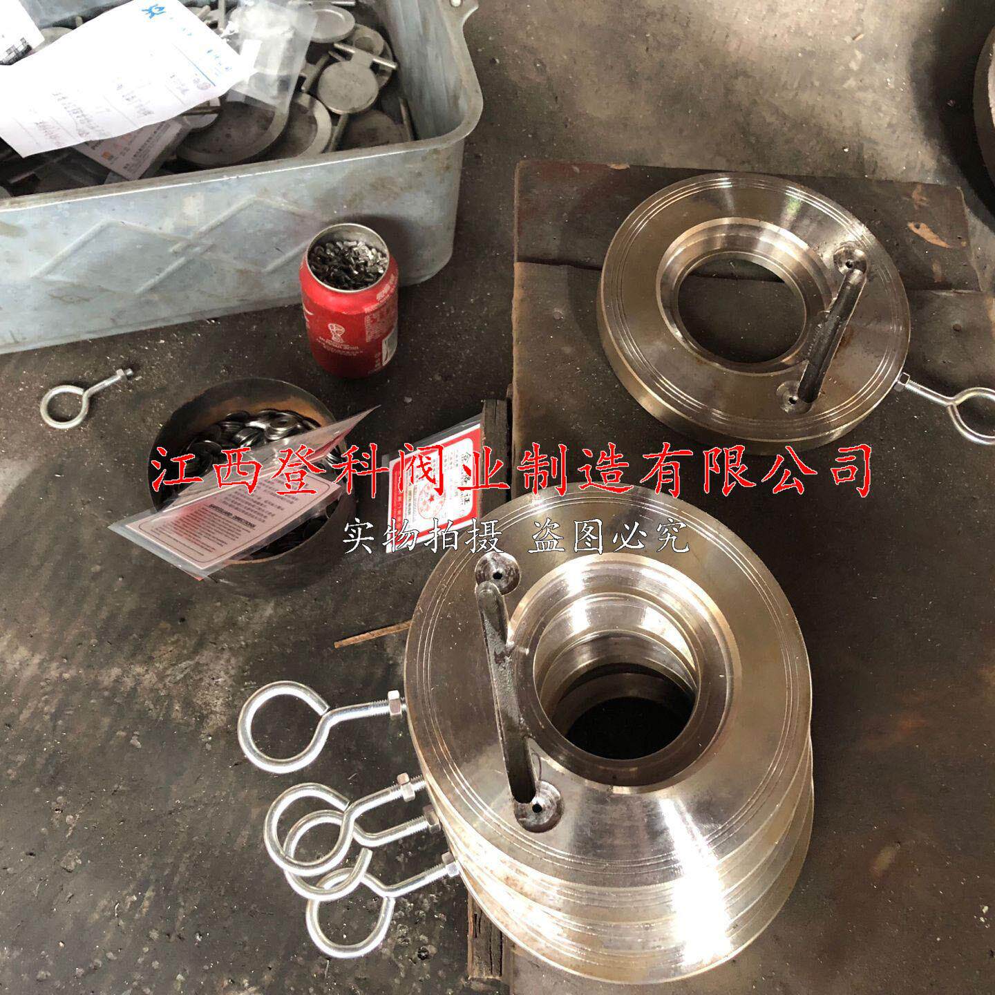 316带定位螺丝H74X3-16RL DN250 不锈钢软密封对夹止回阀 氟橡胶