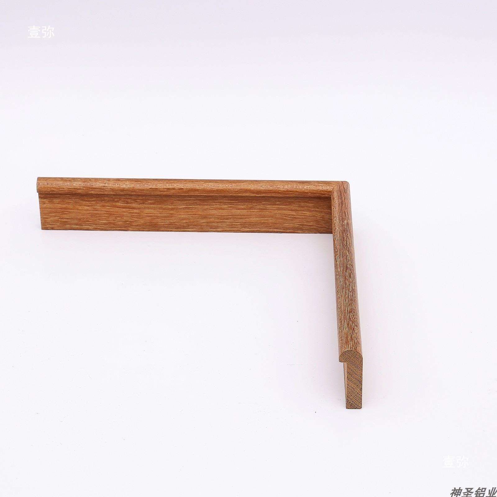 实木擦色线条4615檀相框圆弧国画油画字画刺绣装饰画框条