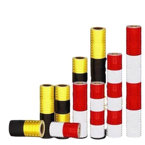 道路EGP超工程红白警示桩反光膜电线杆反光贴交通膜电力膜安全柱