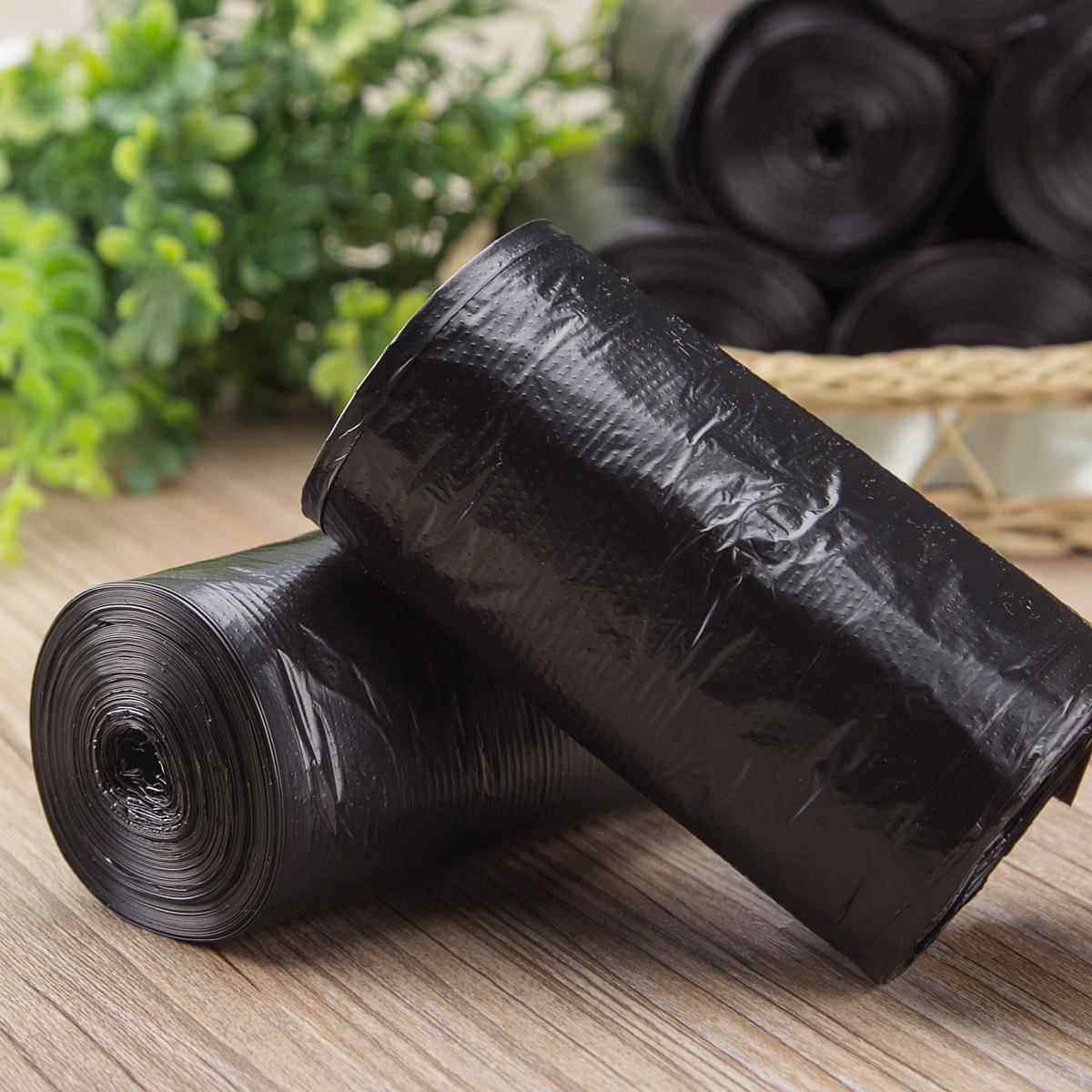 沪畅新料彩色平口大号加厚垃圾袋连卷点断式物业家用优惠