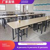 学校食堂餐桌椅组合工厂员工饭面馆学生餐厅小吃店简约餐桌4人6人