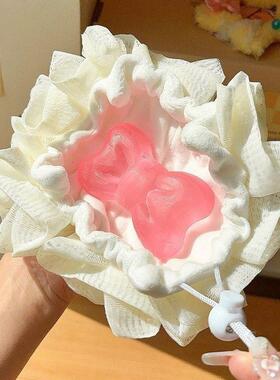 New Bathing Soap Ball - Never Disintegrates, Bath Flower Can