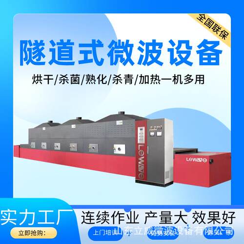 五谷杂粮烘焙设备生产线大豆微波熟化机豆浆包打粉烘干设备