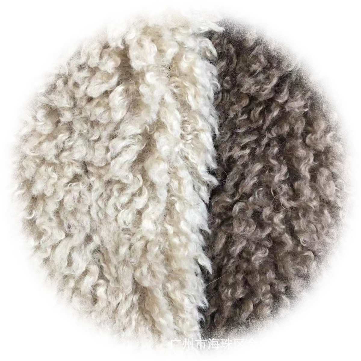 布拉格羊卷小滩羊毛落水毛民主风毛领毛条现货