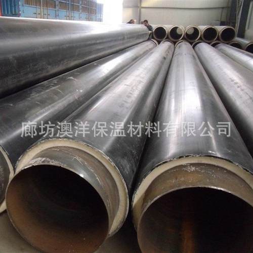 聚氨酯保温螺旋管道直埋蒸汽高温热水保温管聚氨酯复合内衬管道