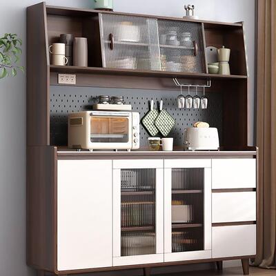 客木餐边柜现代简约厅酒茶水柜厨DFP房储物柜收纳柜橱柜一体靠实