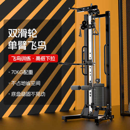 飞鸟训练架家用健身器材多功能一体综合高拉夹胸力量单边龙门架