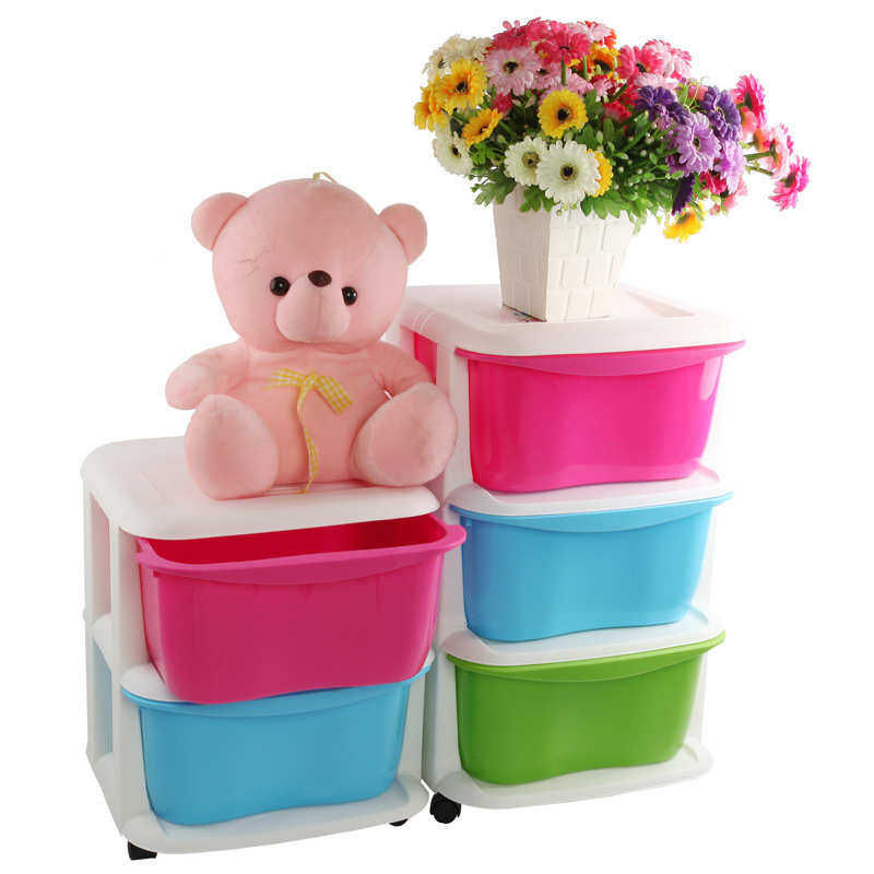 厂家抽屉式方便收纳柜 塑料儿童储物柜 柜子批发收纳整理储物外贸