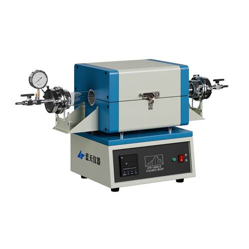 OTF-1200X-S-LT真空小管式电炉1200℃温迷你电阻炉管式炉实验室
