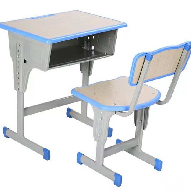 学校辅导班中小学生课桌椅厂家直销单双人培训桌椅家用儿童学习桌