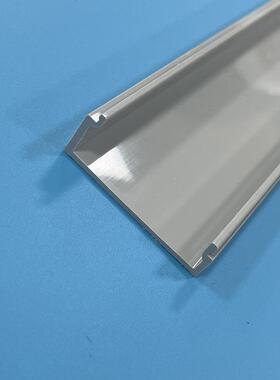 新款直销pv异型材线槽卡槽环保塑料封边条L型U型槽白色亚克力制品