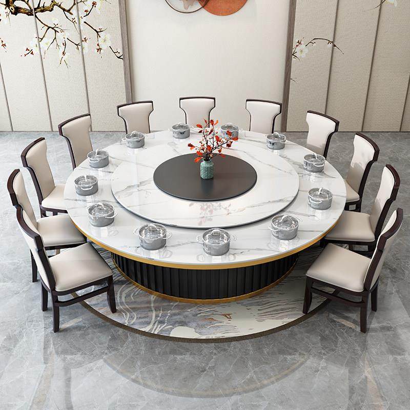 大圆桌中间转盘20人酒店电动餐桌餐饮店火锅桌带电磁炉桌子别墅桌,商业/办公家具,酒店桌椅,淘宝优惠券,粉丝福利购,淘宝优惠卷