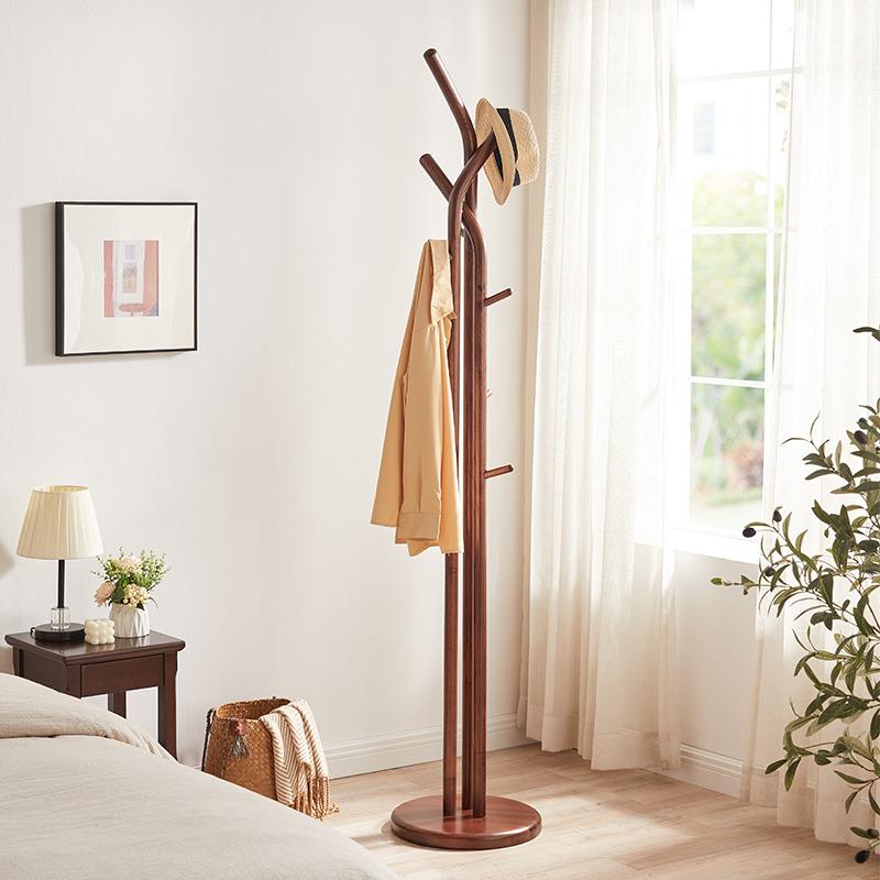 QRM衣帽架落地卧室师收纳架子创意玄关架设款简约衣极简品计质衣