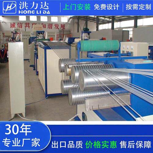 山东撕裂膜机捆扎绳设备结束带生产线SLM-80型工厂试机直供