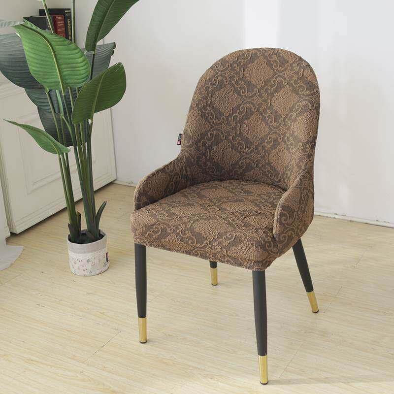 欧式餐桌椅套大弯垫靠背一体式家用电脑弹性凳套一体式