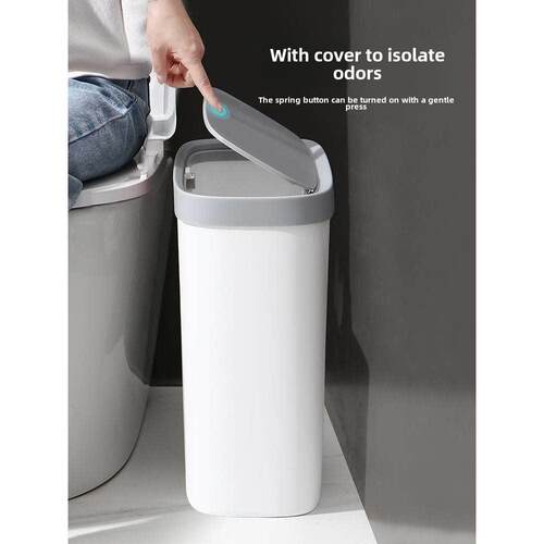 Garbage can toilet trash can kitchen Dustbin with cover bin