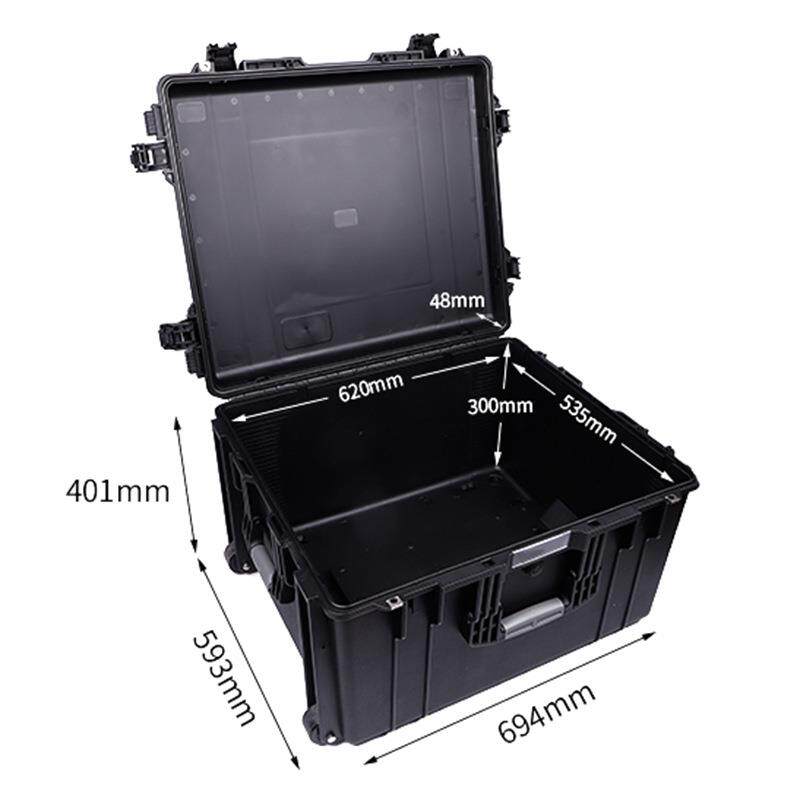 多媒体控制仪表内嵌防护箱手提塑料三防箱鼎阳D6940拉杆箱