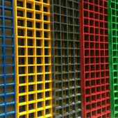 批发玻璃钢格栅盖板洗车房格栅排水沟网格板树池树篦子38走道格栅