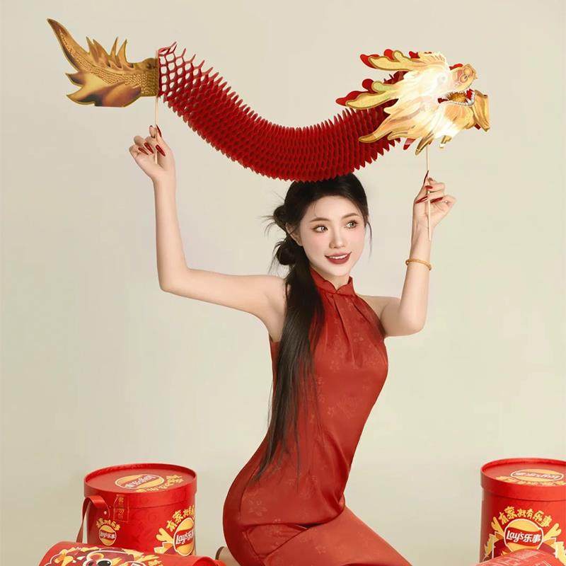 二月二龙擡头装饰纸龙拉花春节拍照道具元旦灯笼挂饰古风拉花舞龙,节庆用品/礼品,挂饰/生肖挂饰,淘宝优惠券,粉丝福利购,淘宝优惠卷