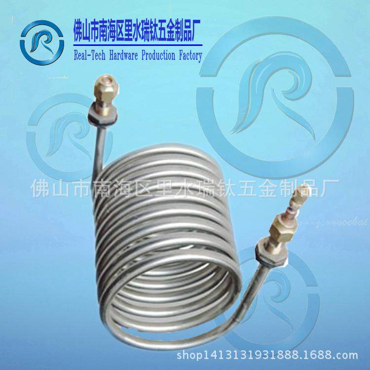 海水蒸发器制冷换热器钛炮水产养殖钛桶批