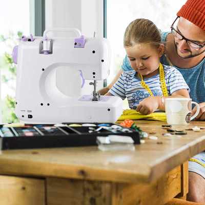 芳华505a缝纫机家用多功能电动吃厚锁边缝纫机eBay欧美英规