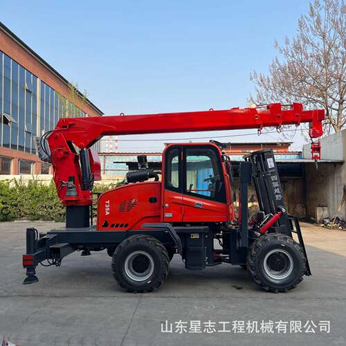 小型3折臂吊车吊载液压折臂式6MAGA-1020度旋转吨3吨5多功能液压