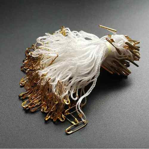 直销新款别针线扣 吊牌绳 商标线 吊绳 铁扣 铜扣挂绳10CM 950条/