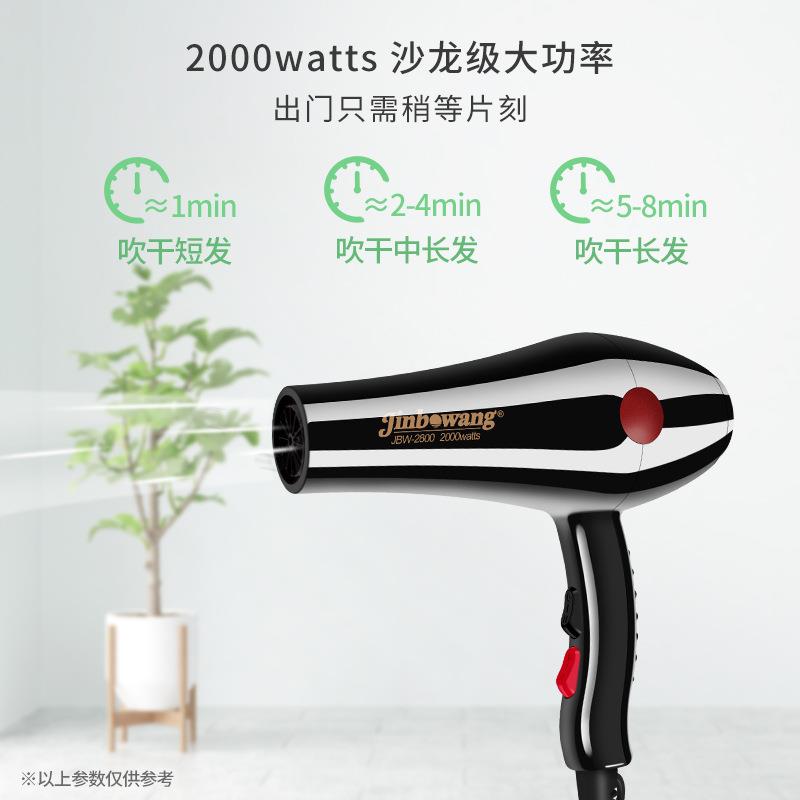 新款直销劲波王2800吹风筒机发廊专业外贸大功率家用电吹风机跨境