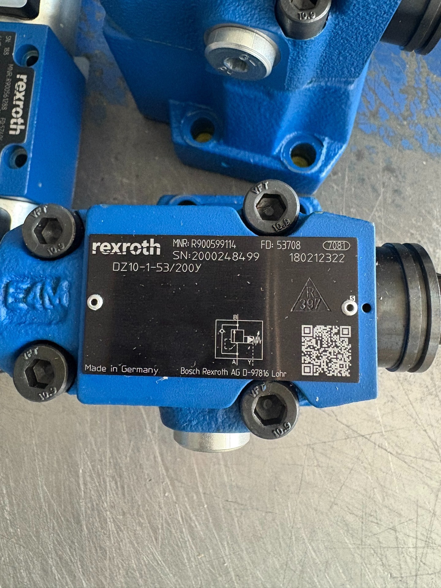 DZ10-1-5X/200Y，R900599114，力士乐液