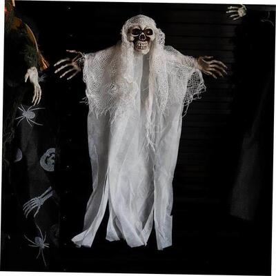 Halloween ghost decoration props Grimace skull pendant万圣节