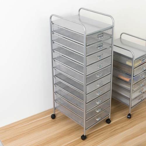 10/9抽屉推车 A4文件柜收纳柜多层杂物整理架英华工艺工厂直销