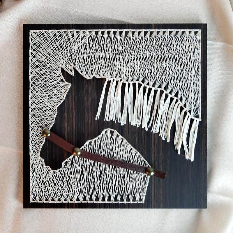 钉线 线画 画绕线 线画 画diy手工制作钉子画 画马弦丝画 画立体