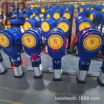 气动陶瓷双闸板阀硬质合金出料阀耐磨进料阀Z644TC-PN10DN400