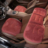 车座冬天车垫三件套加冬季 绒单片椅垫短绒后排垫座汽车坐垫保暖