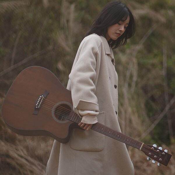 民谣吉他入门单板吉他初学者男生女生专用高端自学木吉他弹奏乐器
