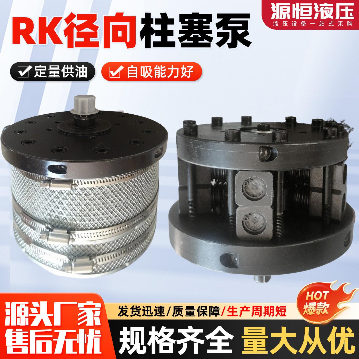 超高压电动轴向柱塞泵大流量试压泵单双排RK径向柱塞液压泵小型