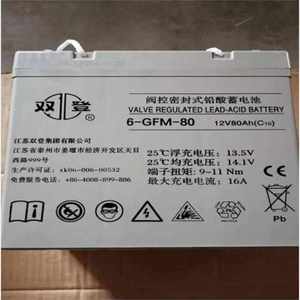 双登蓄电池6-GFM80双登电池12V80AH免维护蓄电池