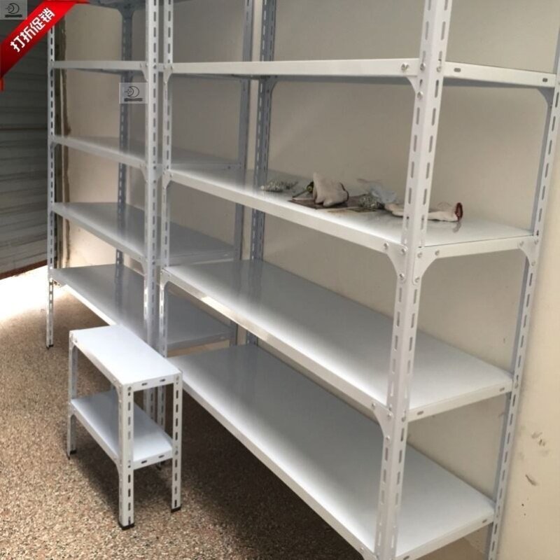 8E7Q批发卖衣服仓储角钢货架家用货架轻型货架仓库存储超市货架收