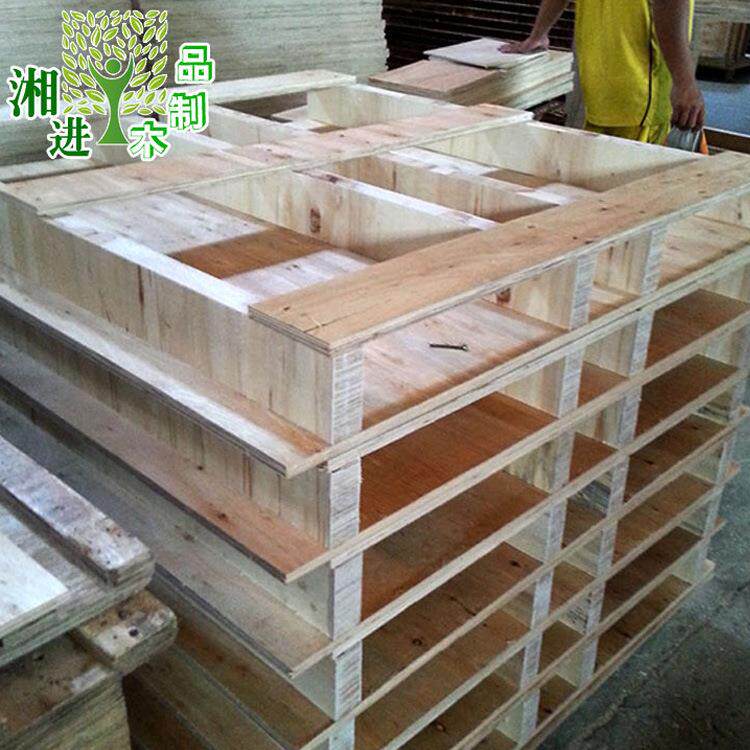 厂家直供夹板木托盘四面进叉熏蒸托盘胶合板木托盘物流木托盘
