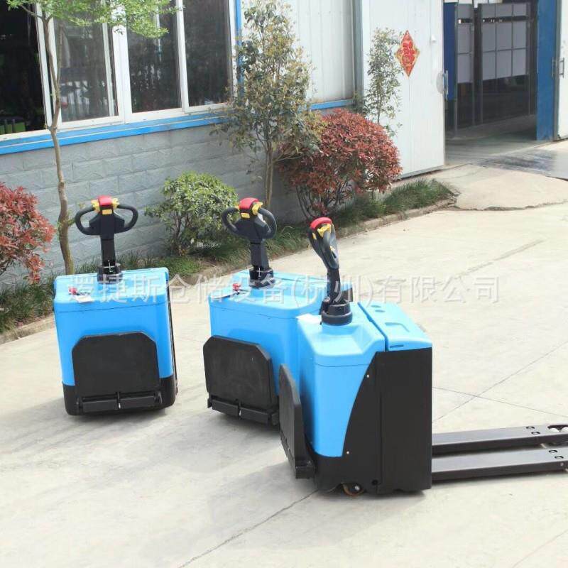 电动搬运车站驾式液压升降托盘地牛搬运车铲车3吨小型拖车叉车