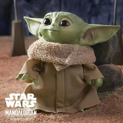 28cm Baby Yoda Action Figure Toy Action Figure Plush Yoda Ma